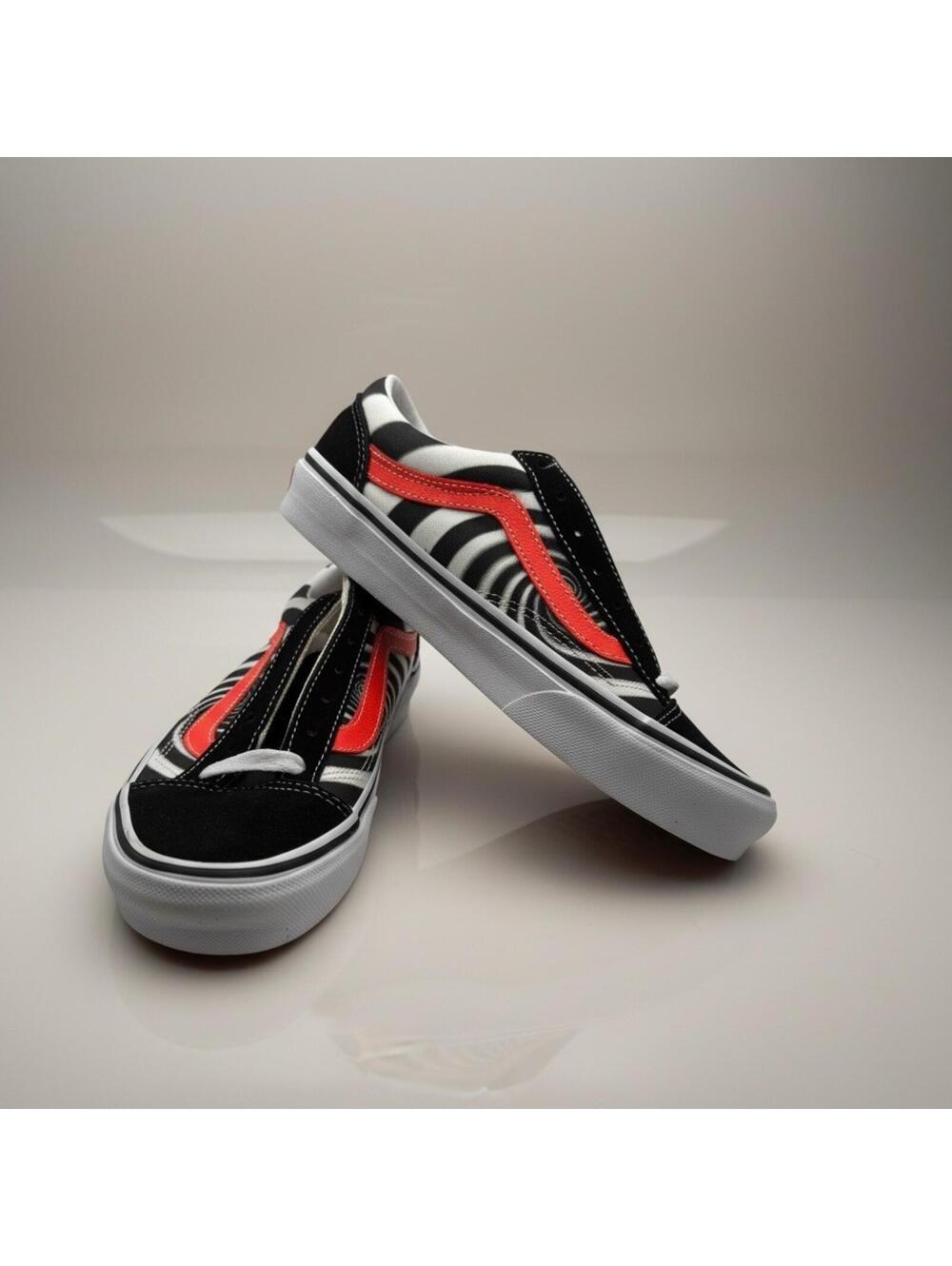 Vans Style 36 Old Skool Swirl Shoes Mens 5.5 Fiery Coral Sneakers